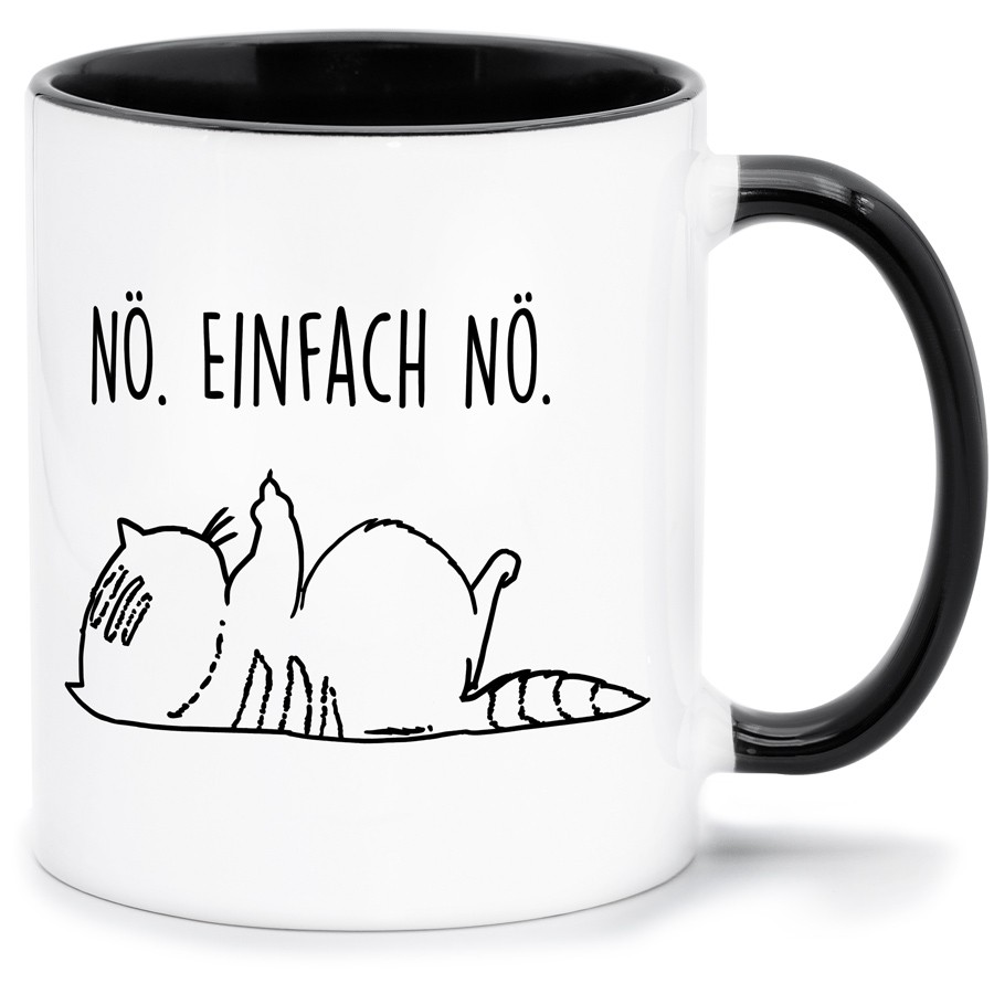 NÖ EINFACH NÖ Küche & Wohnen Tassen, T-Shirts mit Katzen und Hundemotiven